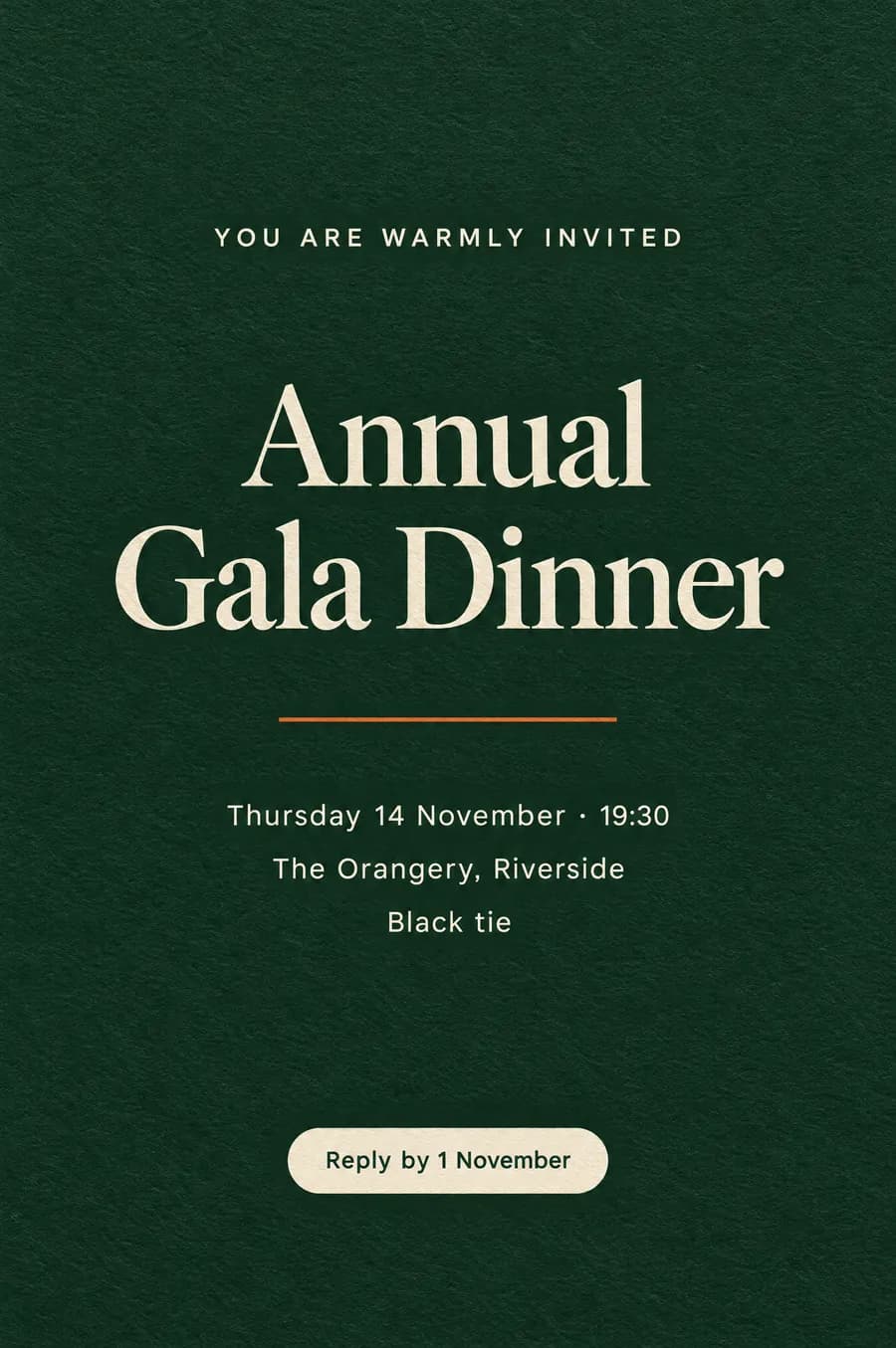 Annual gala dinner