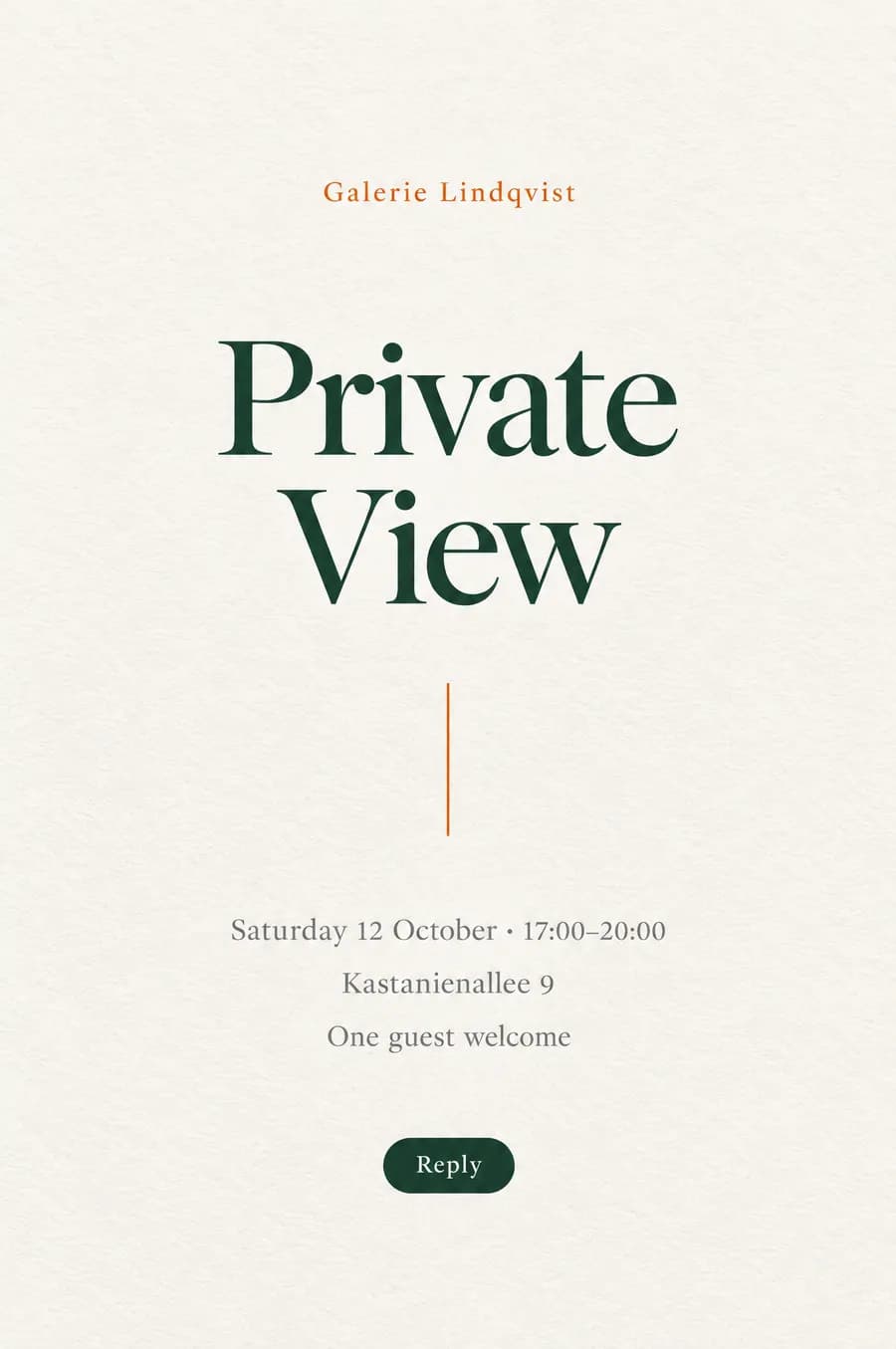 Gallery private view